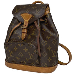 ルイ・ヴィトン ミニ モンスリ バックパック デイパック リュック モノグラム ブラウン M51137 レディース 【中古】 brbag