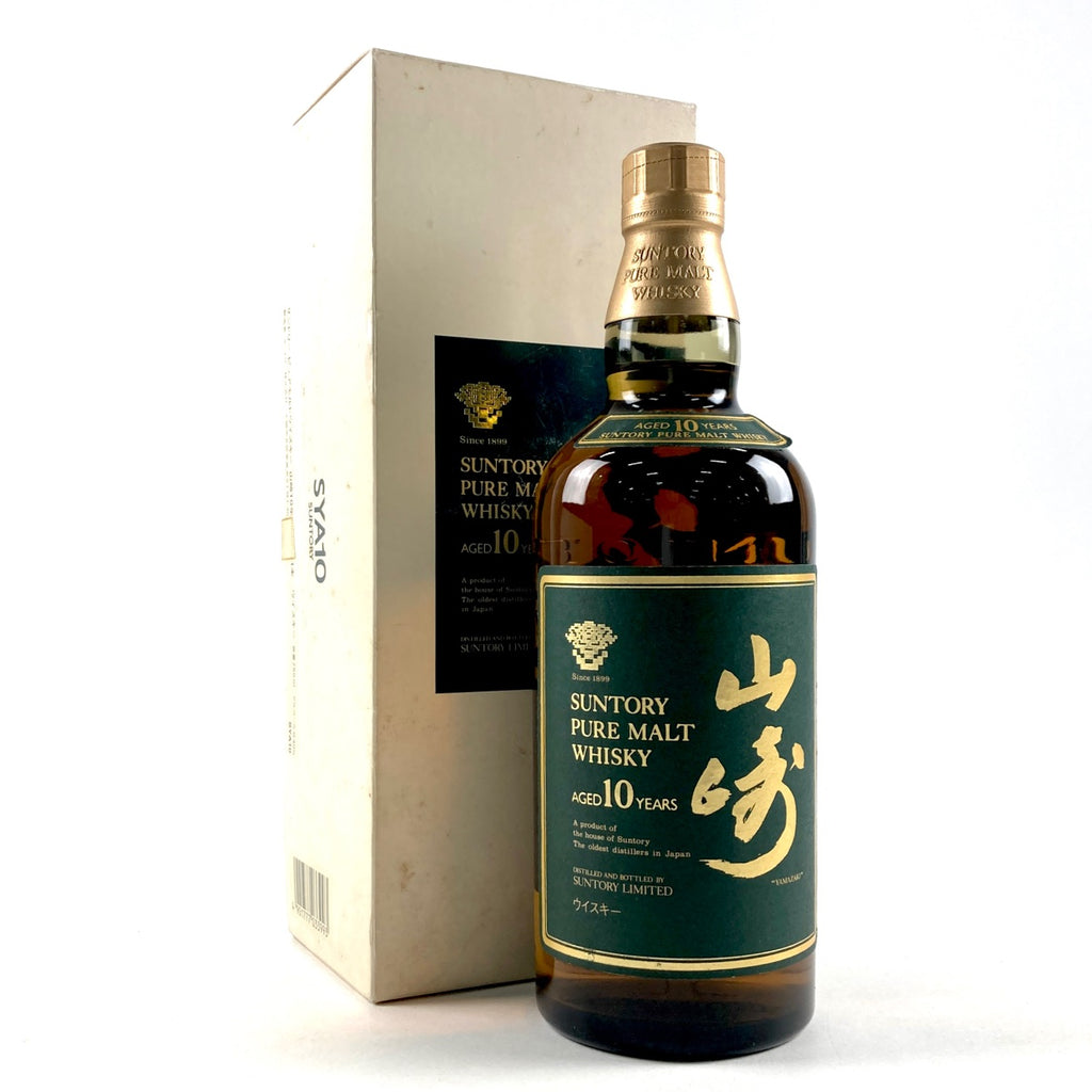 【東京都内限定お届け】サントリー SUNTORY 山崎 10年 ピュアモルト グリーンラベル 750ml 国産ウイスキー 【古酒】