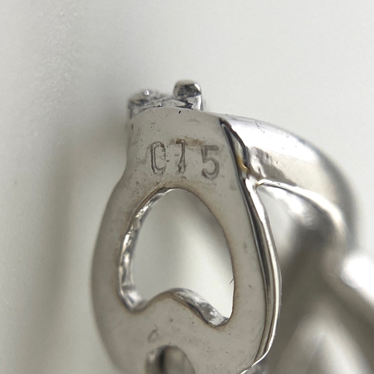 k18 WGダイヤピアス K18WG 0.25ctバゲットダイヤピアス