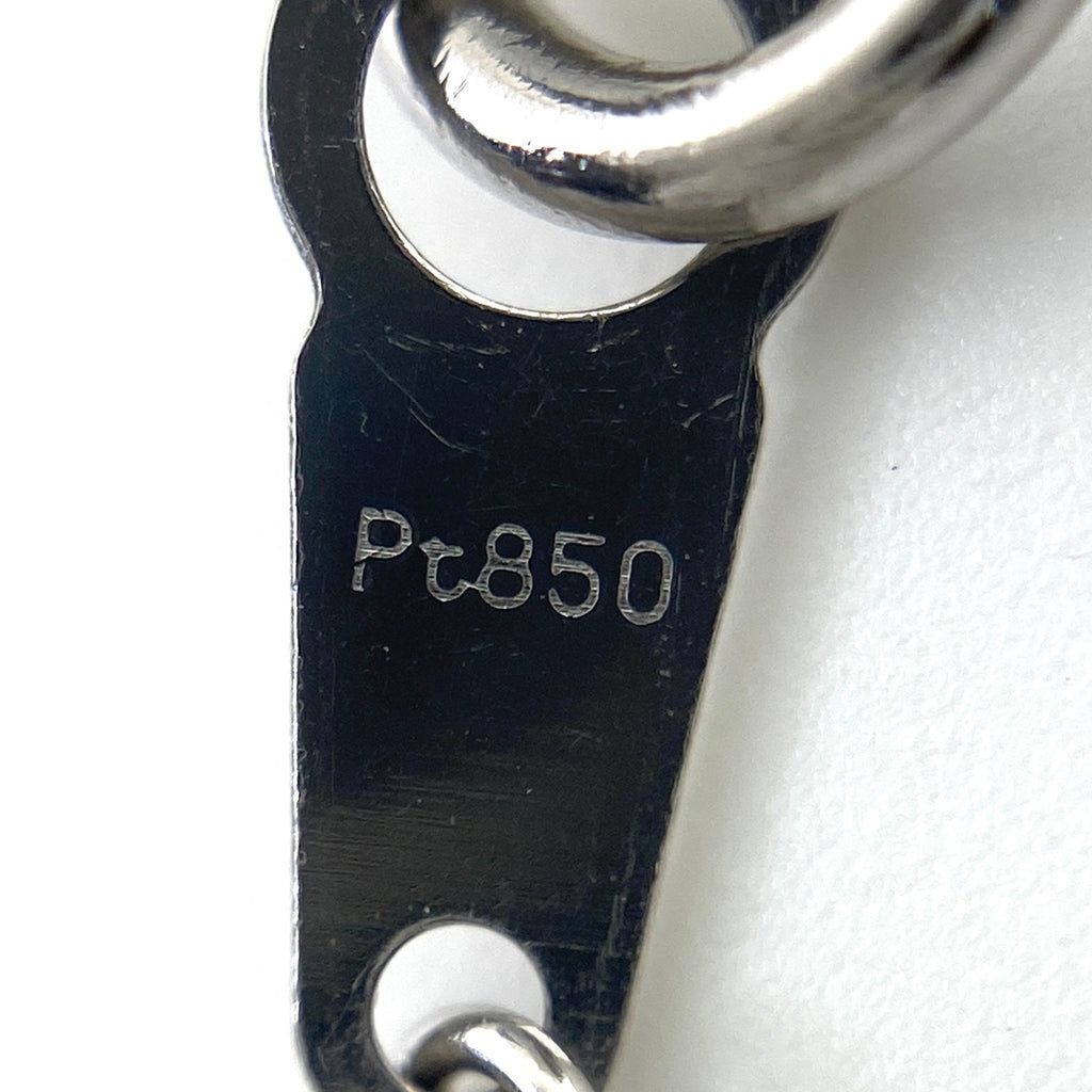 ダイヤモンド デザインネックレス プラチナ ペンダント ネックレス Pt900 Pt850 ダイヤモンド レディース 【中古】nbjwl