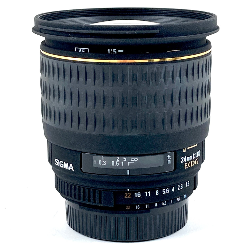 シグマ SIGMA 24mm F1.8 EX DG ASPHERICAL MACRO (ニコンF用) 一眼カメラ用レンズ（オートフォーカス） 【中古】