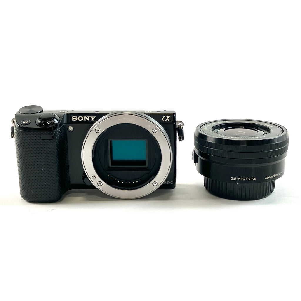 ソニー SONY NEX-5R パワーズームレンズキット NEX-5RL ブラック デジタル ミラーレス 一眼カメラ 【中古】