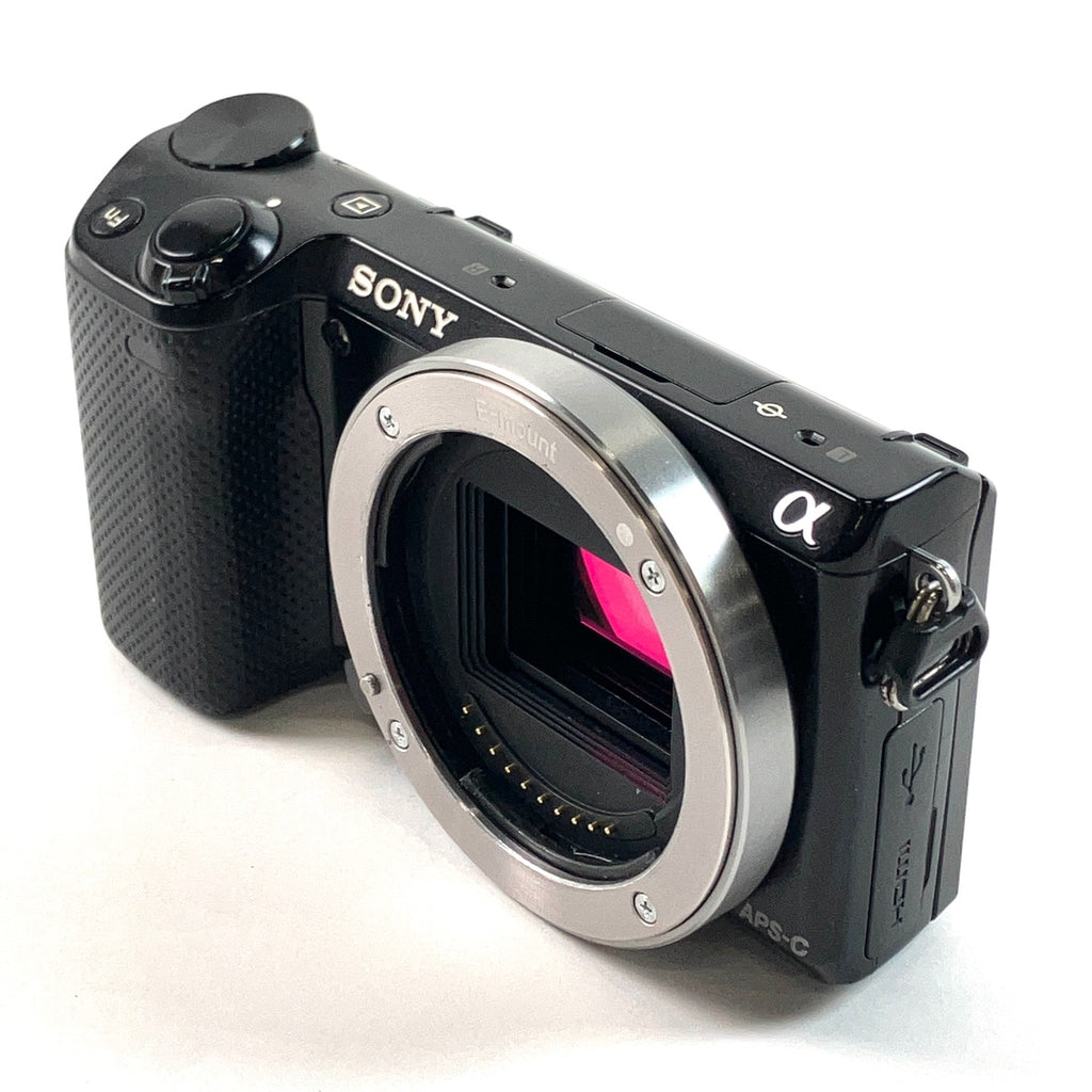 ソニー SONY NEX-5R パワーズームレンズキット NEX-5RL ブラック デジタル ミラーレス 一眼カメラ 【中古】