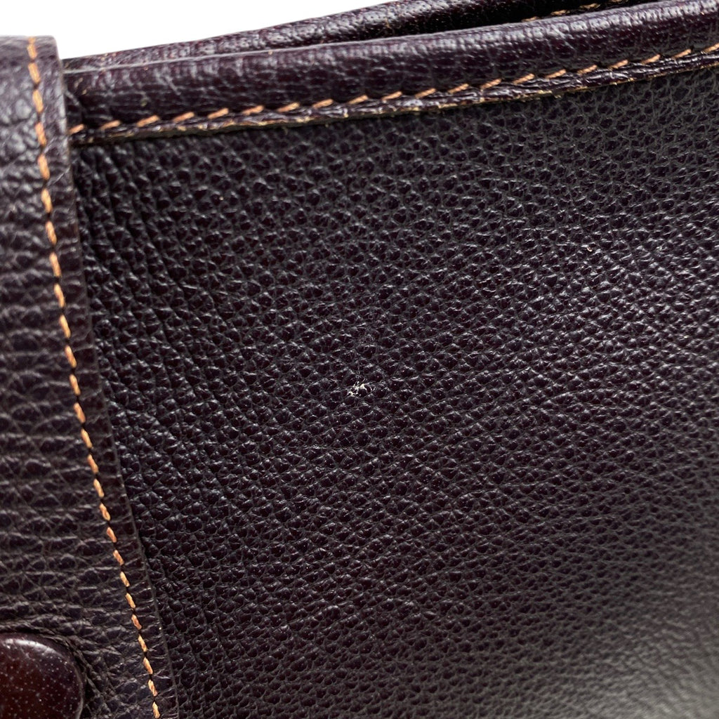 エルメス エヴリン 1 GM パンチング Hロゴ ショルダーバッグ ブッフル ショコラ レディース 【中古】brbag
