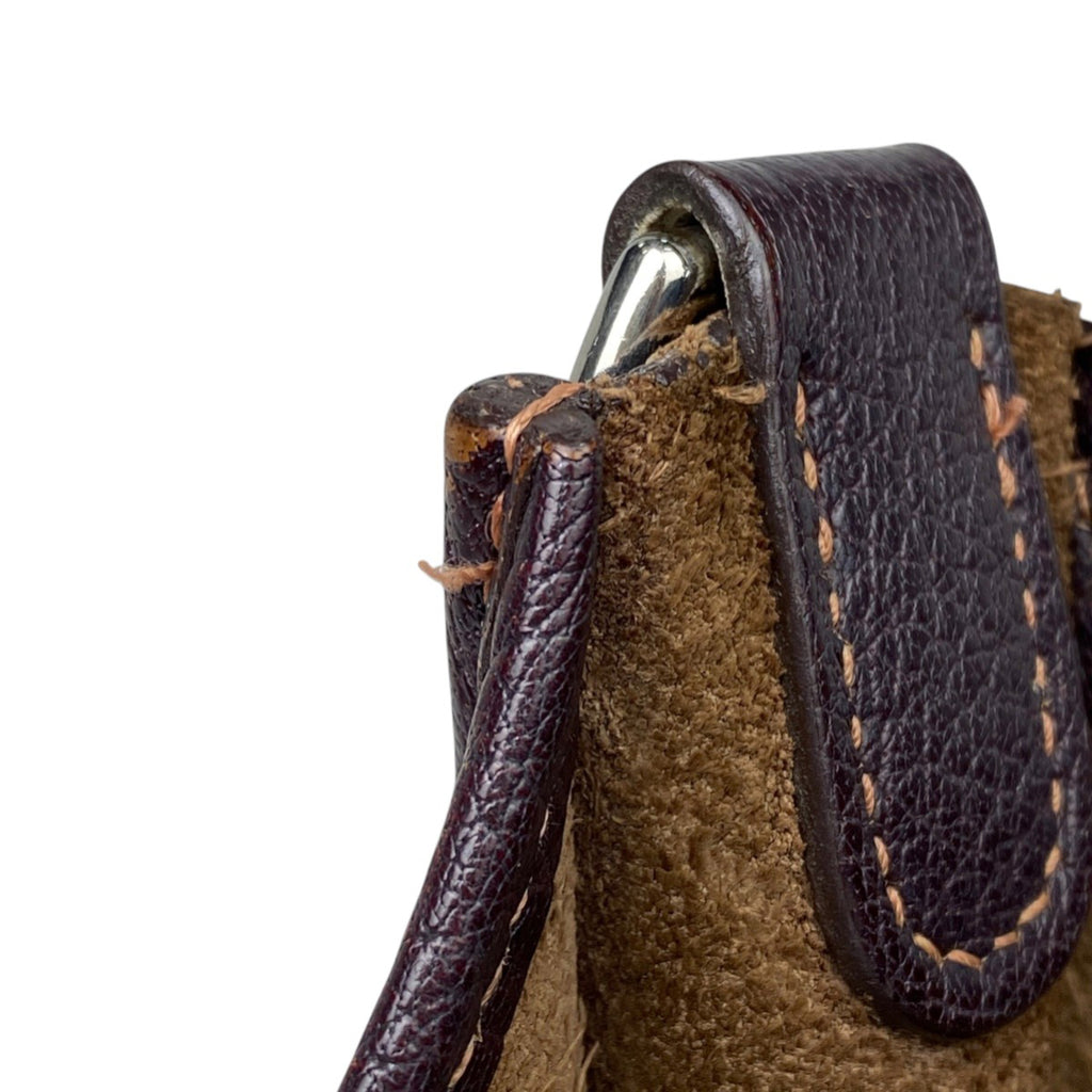 エルメス エヴリン 1 GM パンチング Hロゴ ショルダーバッグ ブッフル ショコラ レディース 【中古】brbag