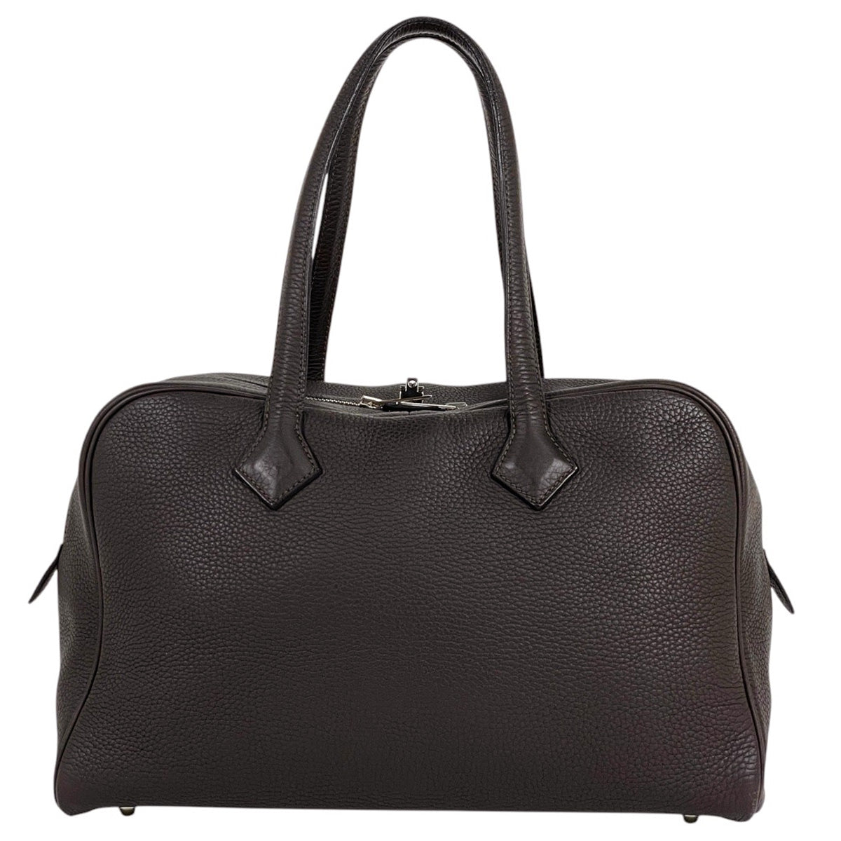 エルメス HERMÈS ヴィクトリア 35 バッグ ブラック □L 新品同様 ☆メンズにおすすめ☆エルメス ヴィクトリア 35 (HERMES