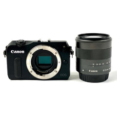 キヤノン Canon EOS M EF-M 18-55 IS STM レンズキット ブラック デジタル ミラーレス 一眼カメラ 【中古】