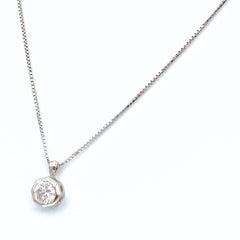 ダイヤモンド デザインネックレス プラチナ ペンダント ネックレス Pt900 Pt850 ダイヤモンド レディース 【中古】nbjwl