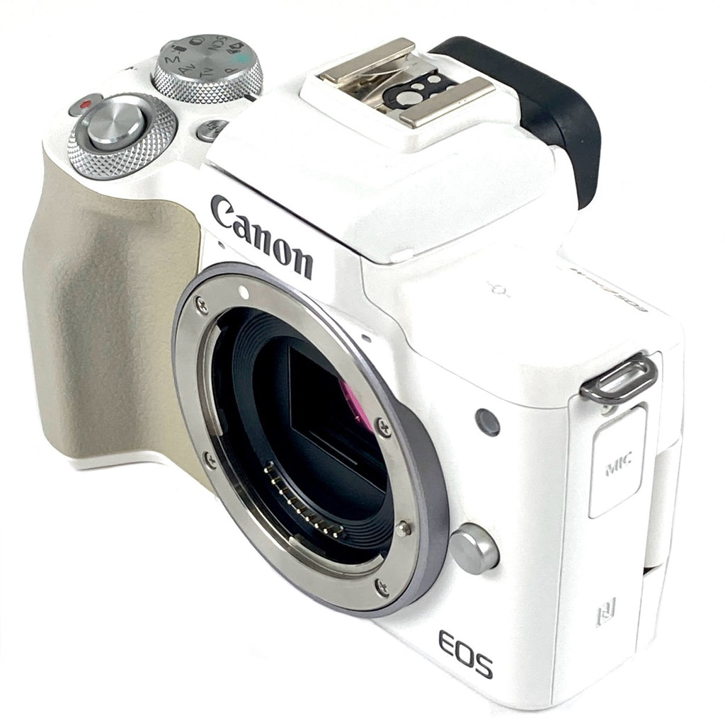 バイセル公式】キヤノン Canon EOS Kiss M EF-M 15-45 IS STM レンズキット ホワイト デジタル ミラーレス 一眼カメラ  【中古】 - バイセルブランシェ