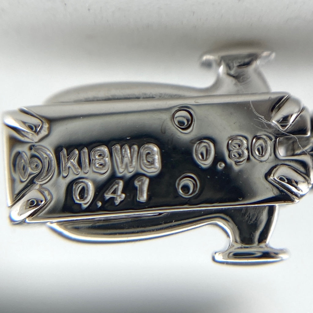 タサキ ルビー デザインブレスレット WG ホワイトゴールド 腕輪 メレダイヤ ダイヤモンド ブレスレット K18 WG ルビー レディース 【中古】brjwl