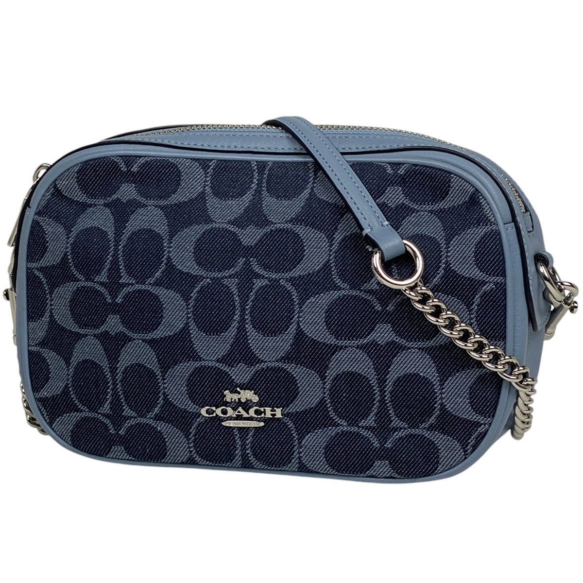 COACH コーチ シグネチャー デニム 斜め掛け/ボディバッグ