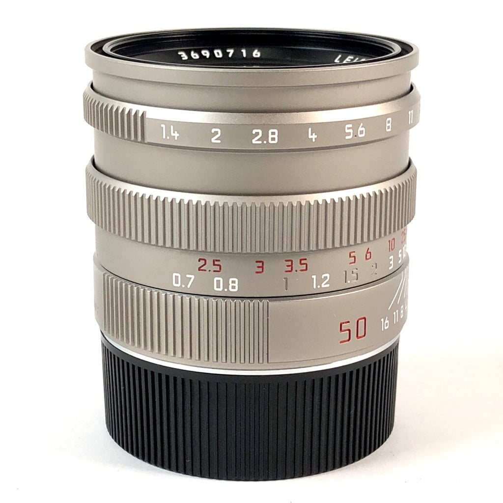 ライカ LEICA SUMMILUX-M 50mm F1.4 ズミルックス チタン Mマウント レンジファインダーカメラ用レンズ 【中古】