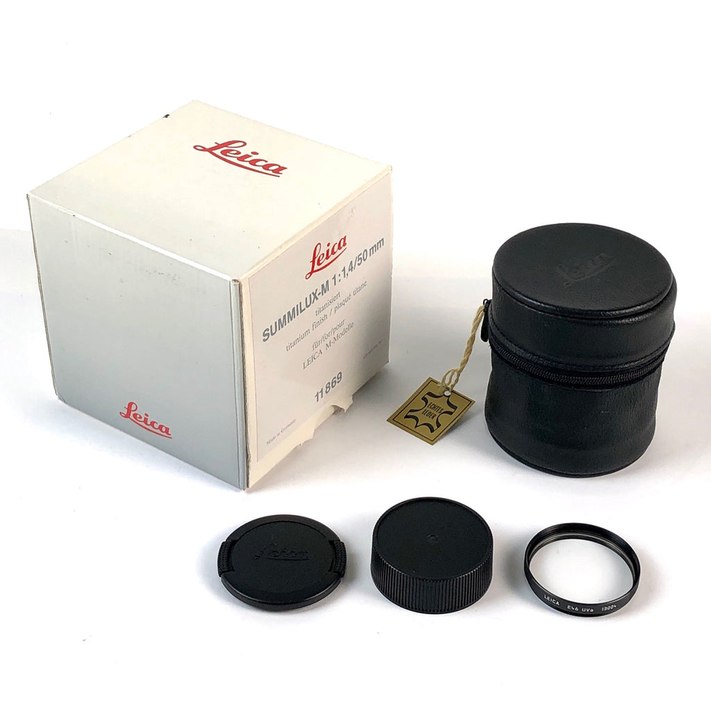 ライカ LEICA SUMMILUX-M 50mm F1.4 ズミルックス チタン Mマウント レンジファインダーカメラ用レンズ 【中古】