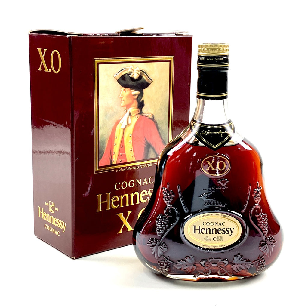 ヘネシー Hennessy XO 金キャップ クリアボトル 700ml ブランデー コニャック 【古酒】