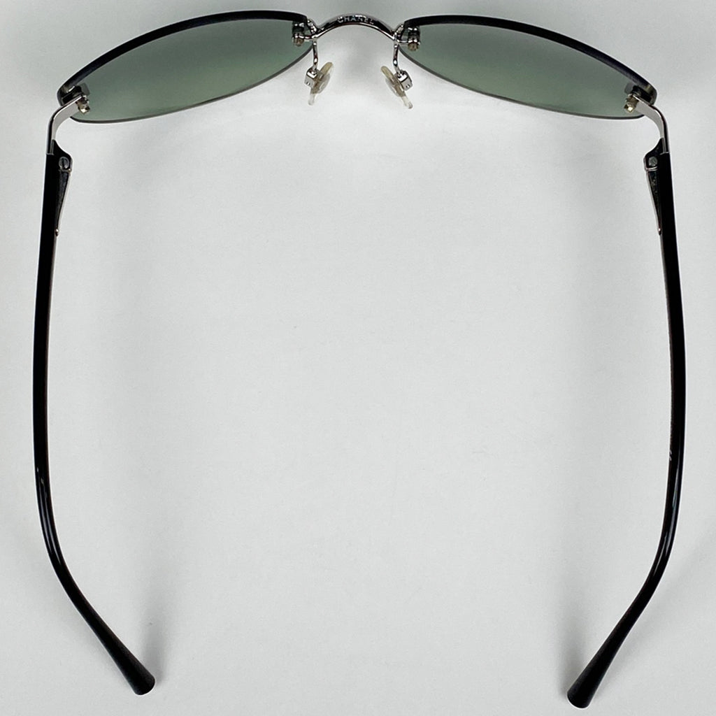 シャネル ココマーク サングラス アイウェア サングラス メタル ブラック 4069 レディース 【中古】brbag