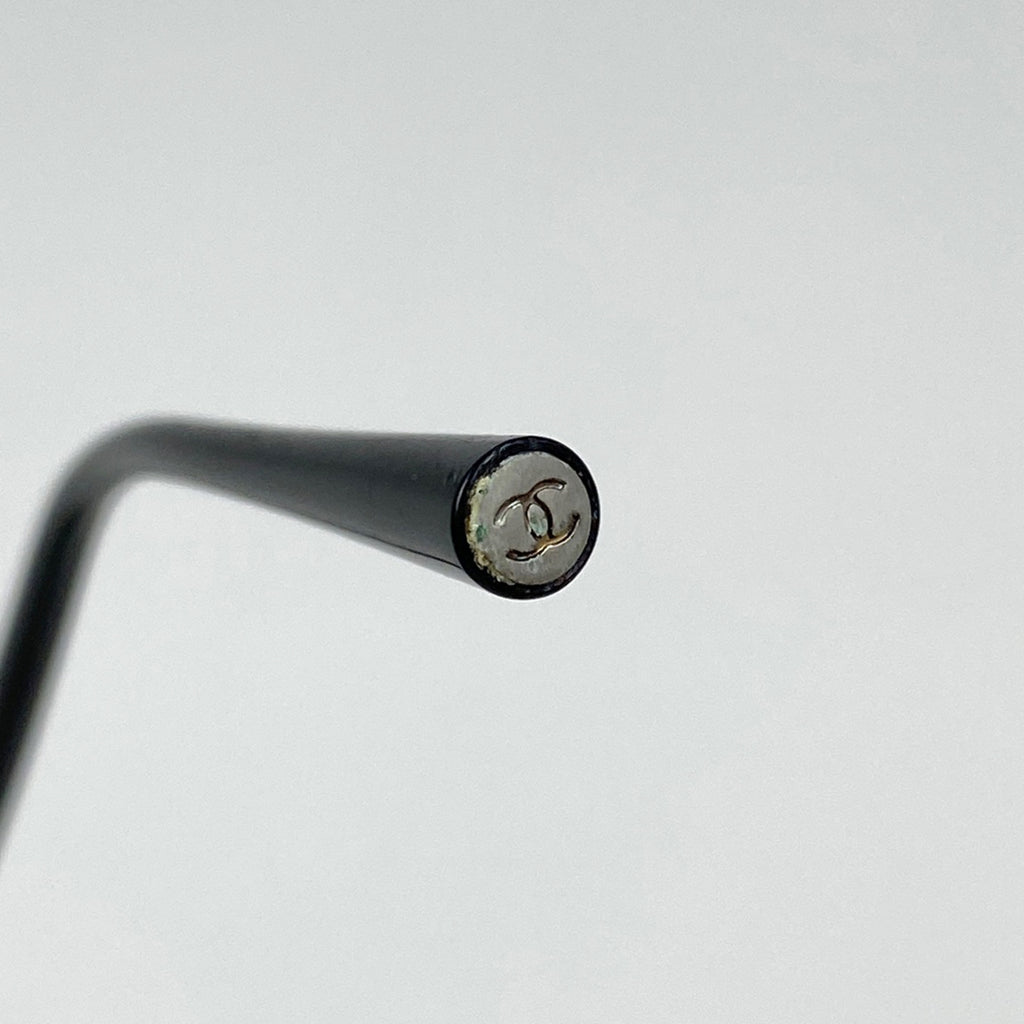 シャネル ココマーク サングラス アイウェア サングラス メタル ブラック 4069 レディース 【中古】brbag