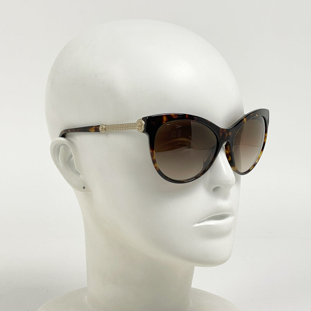 ヴェルサーチ メデューサ サングラス アイウェア デミ柄 グラデーション サングラス プラスチック メタル ブラウン ゴールド 4292 レディース 【中古】brbag