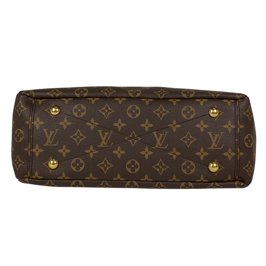 ルイ・ヴィトン パラス 肩掛け ショルダーバッグ 2WAY ハンドバッグ モノグラム ブラウン ピンク レディース 【中古】brbag