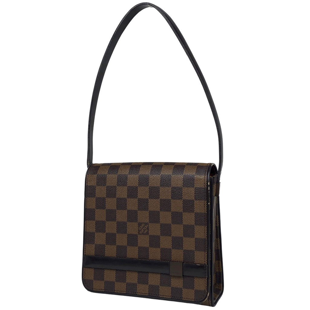 ルイ・ヴィトン トライベッカ ミニ ワンショルダー ショルダーバッグ ダミエ ブラウン N51162 レディース 【中古】brbag