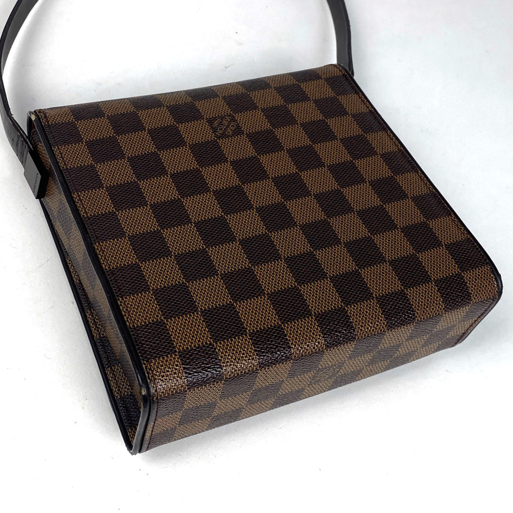 ルイ・ヴィトン トライベッカ ミニ ワンショルダー ショルダーバッグ ダミエ ブラウン N51162 レディース 【中古】brbag