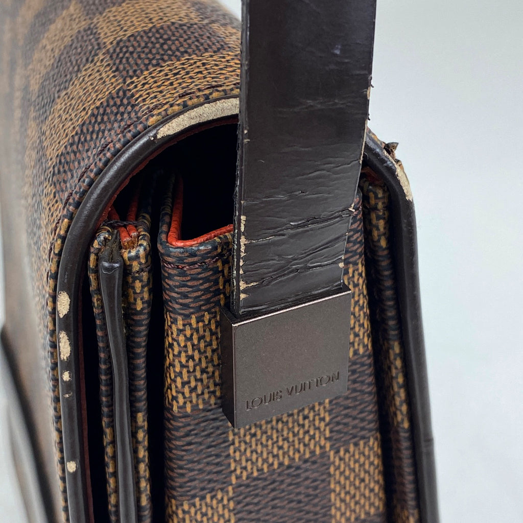 ルイ・ヴィトン トライベッカ ミニ ワンショルダー ショルダーバッグ ダミエ ブラウン N51162 レディース 【中古】brbag