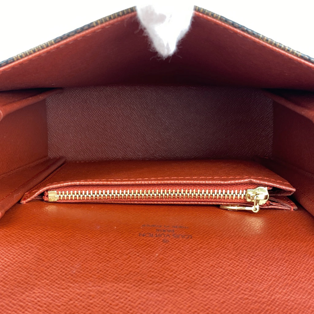 ルイ・ヴィトン トライベッカ ミニ ワンショルダー ショルダーバッグ ダミエ ブラウン N51162 レディース 【中古】brbag