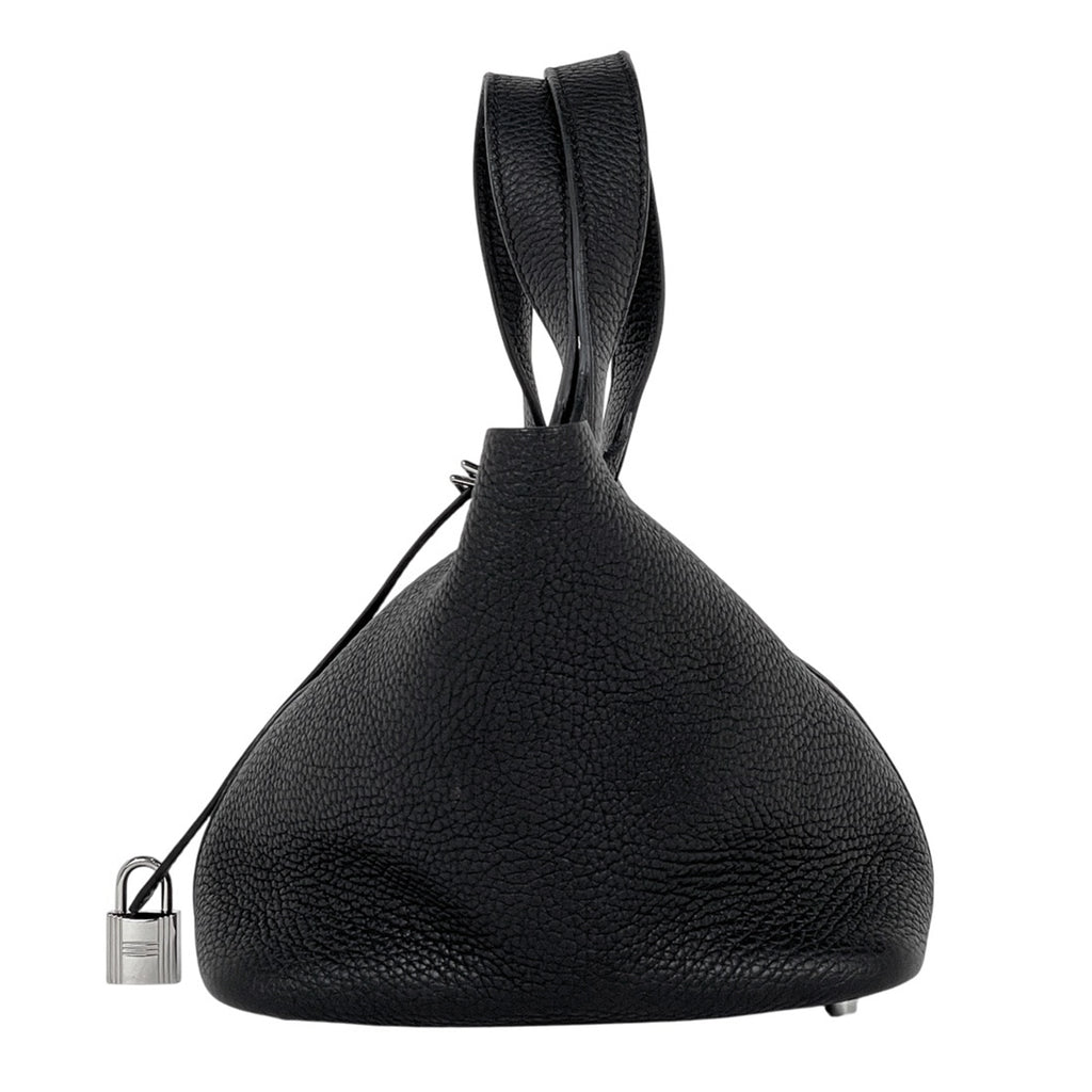 エルメス ピコタンロック PM ミニバッグ ハンドバッグ トリヨンクレマンス ブラック Y レディース 【中古】brbag