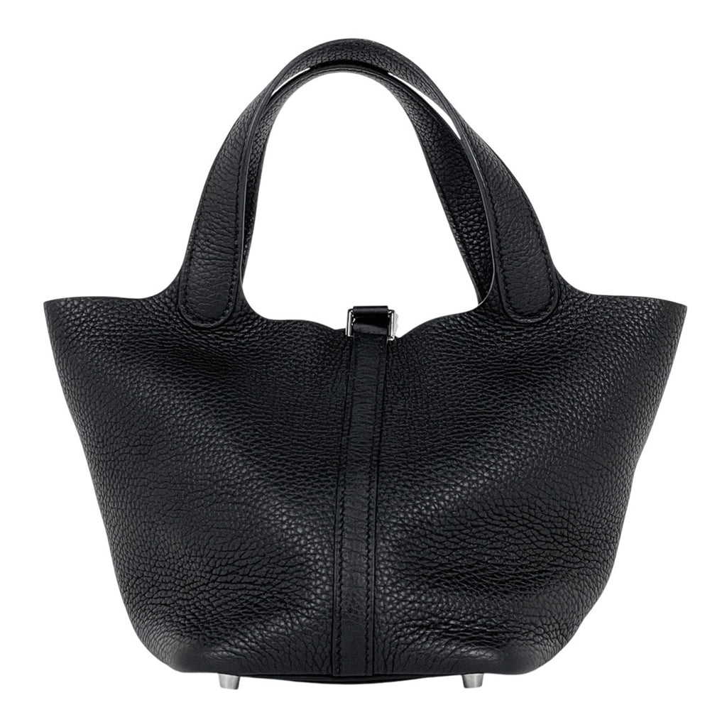 エルメス ピコタンロック PM ミニバッグ ハンドバッグ トリヨンクレマンス ブラック Y レディース 【中古】brbag