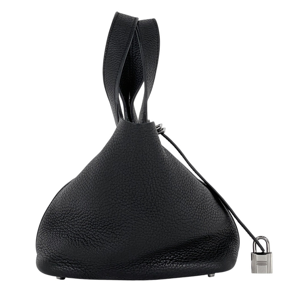 エルメス ピコタンロック PM ミニバッグ ハンドバッグ トリヨンクレマンス ブラック Y レディース 【中古】brbag