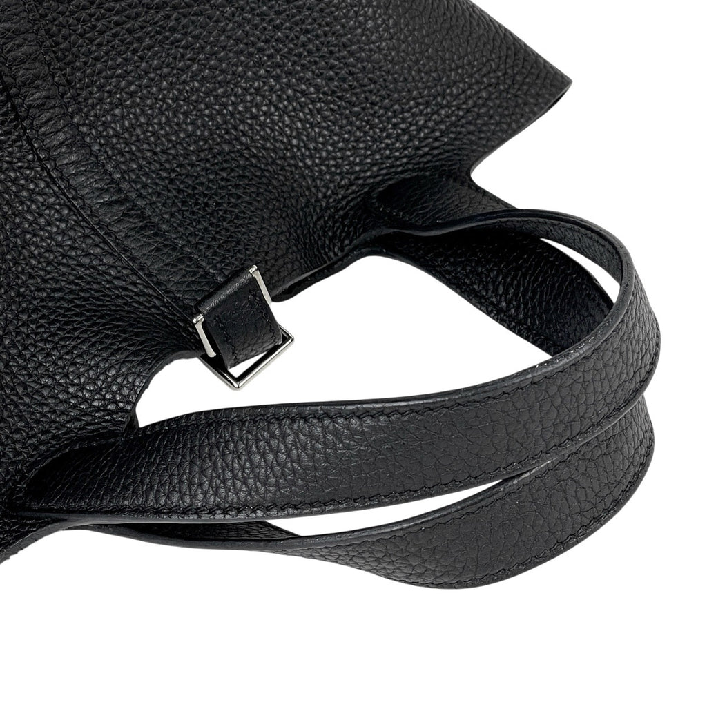エルメス ピコタンロック PM ミニバッグ ハンドバッグ トリヨンクレマンス ブラック Y レディース 【中古】brbag