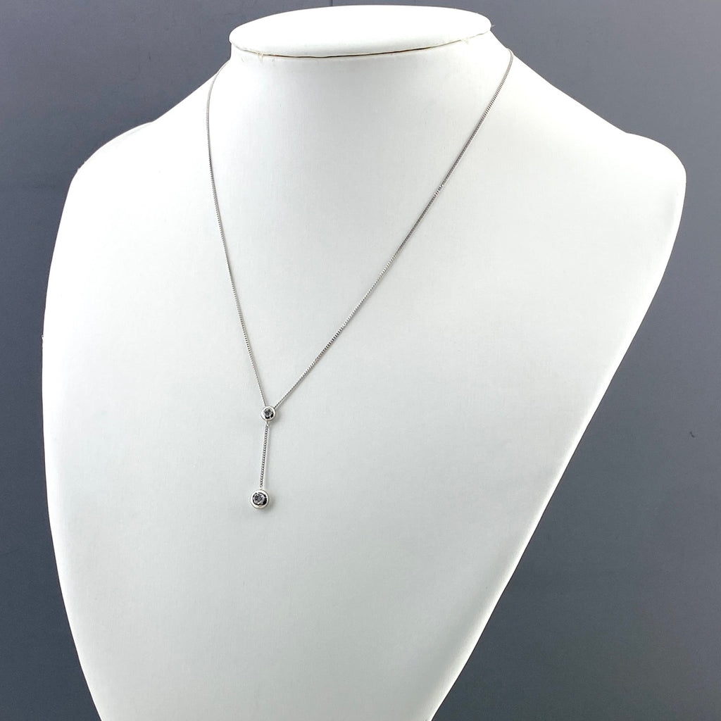 メレダイヤ デザインネックレス プラチナ ペンダント ネックレス Pt850 ダイヤモンド レディース 【中古】nbjwl
