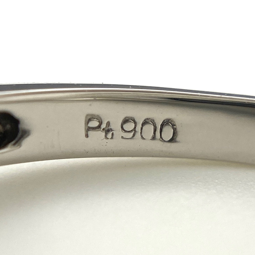 メレダイヤ デザインリング プラチナ 指輪 リング 16号 Pt900 ダイヤモンド レディース 【中古】nbjwl