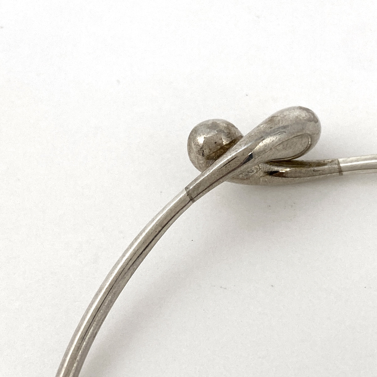 ティファニー　正規品　バングル　シルバー925×14金 Tiffany & Co Hook and Eye bracelet ティファニー ブレスレット