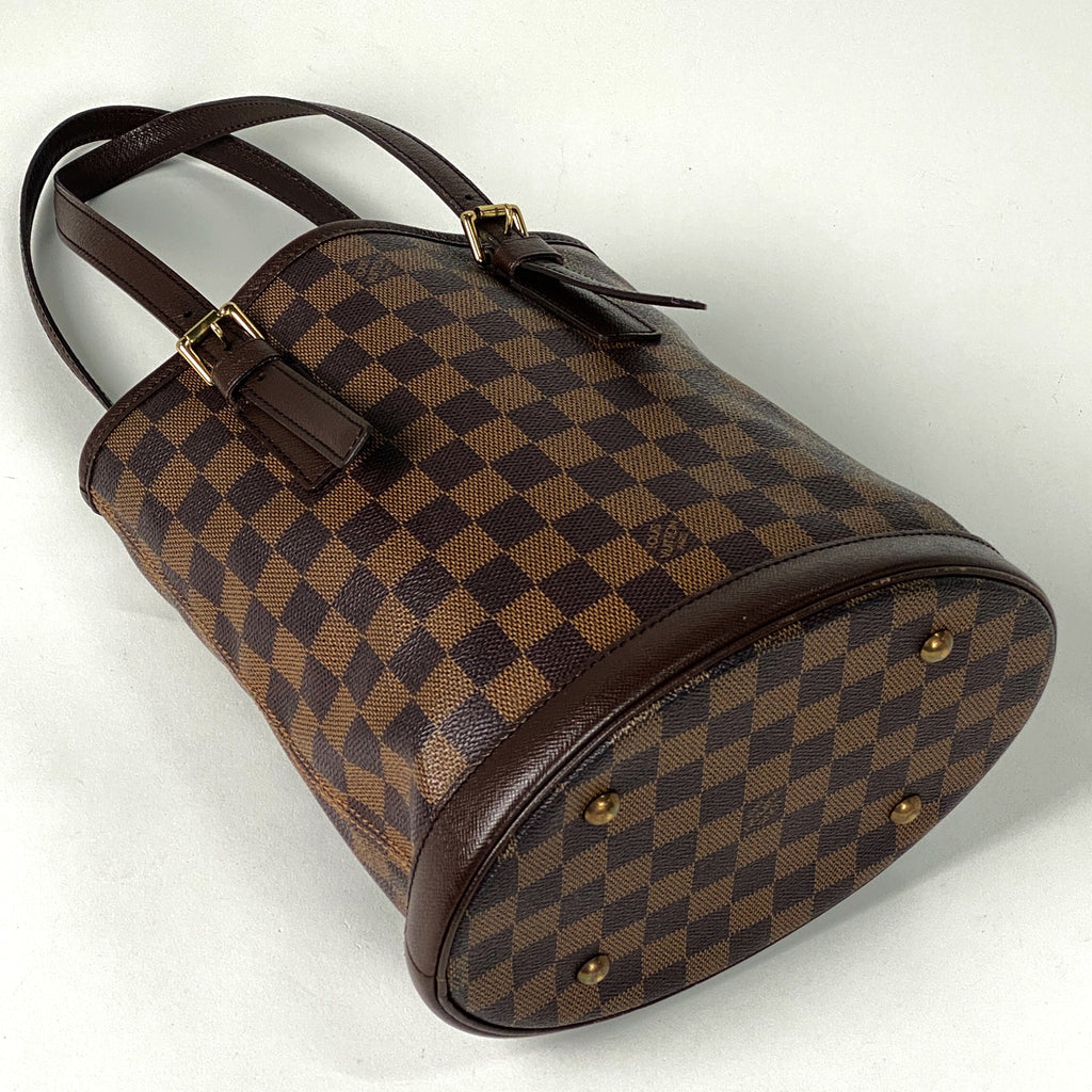 LOUIS VUITTON ダミエエベヌ バゲットトートバッグ マレN42240 LOUIS VUITTON】ルイヴィトン『ダミエ マレ バケット』N42240