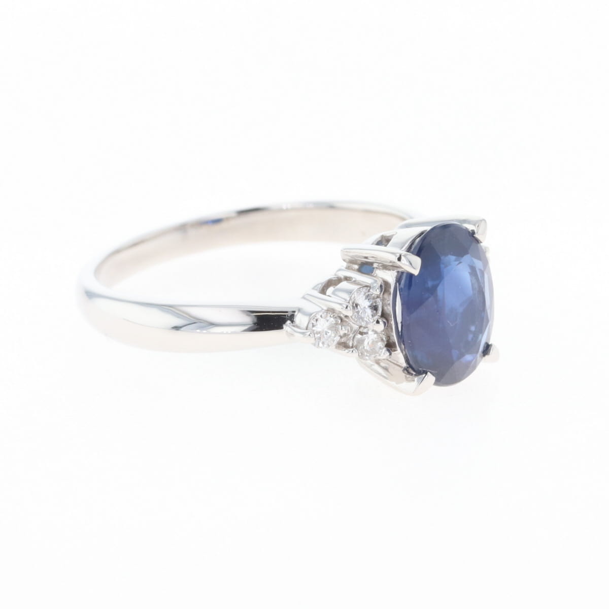 サファイア ダイヤモンド Pt900 メレ ダイヤ リング 指輪 天然 プラチナ 楽天市場】ブルーサファイア 1.62ct リング 14号 PT900 プラチナ