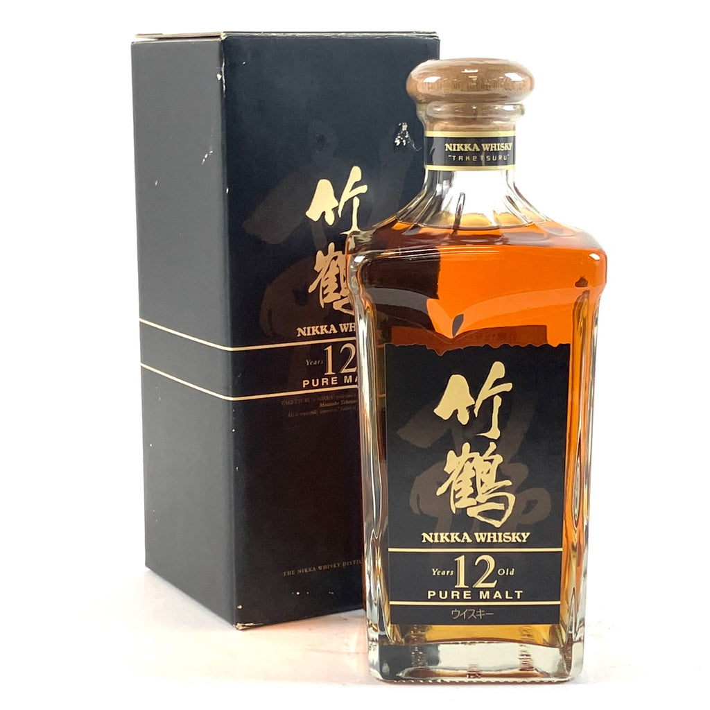 【東京都内限定お届け】ニッカ NIKKA 竹鶴 12年 ピュアモルト 角瓶 660ml 国産ウイスキー 【古酒】