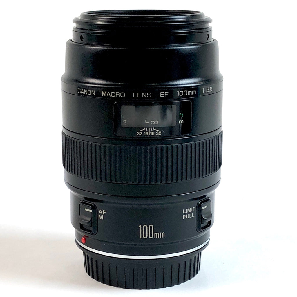 キヤノン Canon EF 100mm F2.8 MACRO 一眼カメラ用レンズ（オートフォーカス） 【中古】