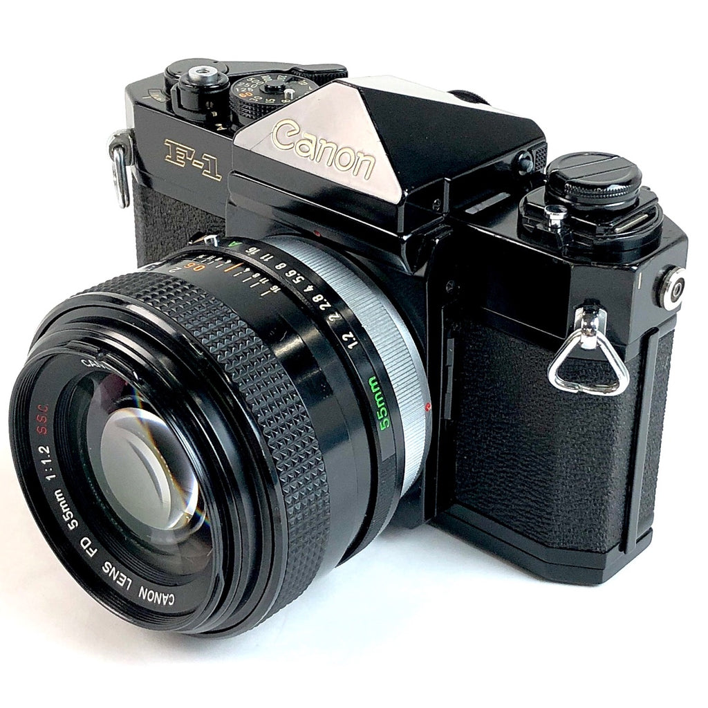 キヤノン Canon F-1 + FD 55mm F1.2 S.S.C.［ジャンク品］ フィルム マニュアルフォーカス 一眼レフカメラ 【中古】