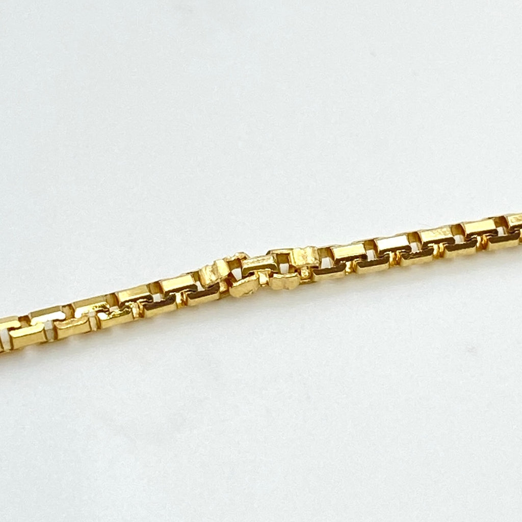 ウノアエレ デザインネックレス YG イエローゴールド ネックレス 750 レディース 【中古】brjwl