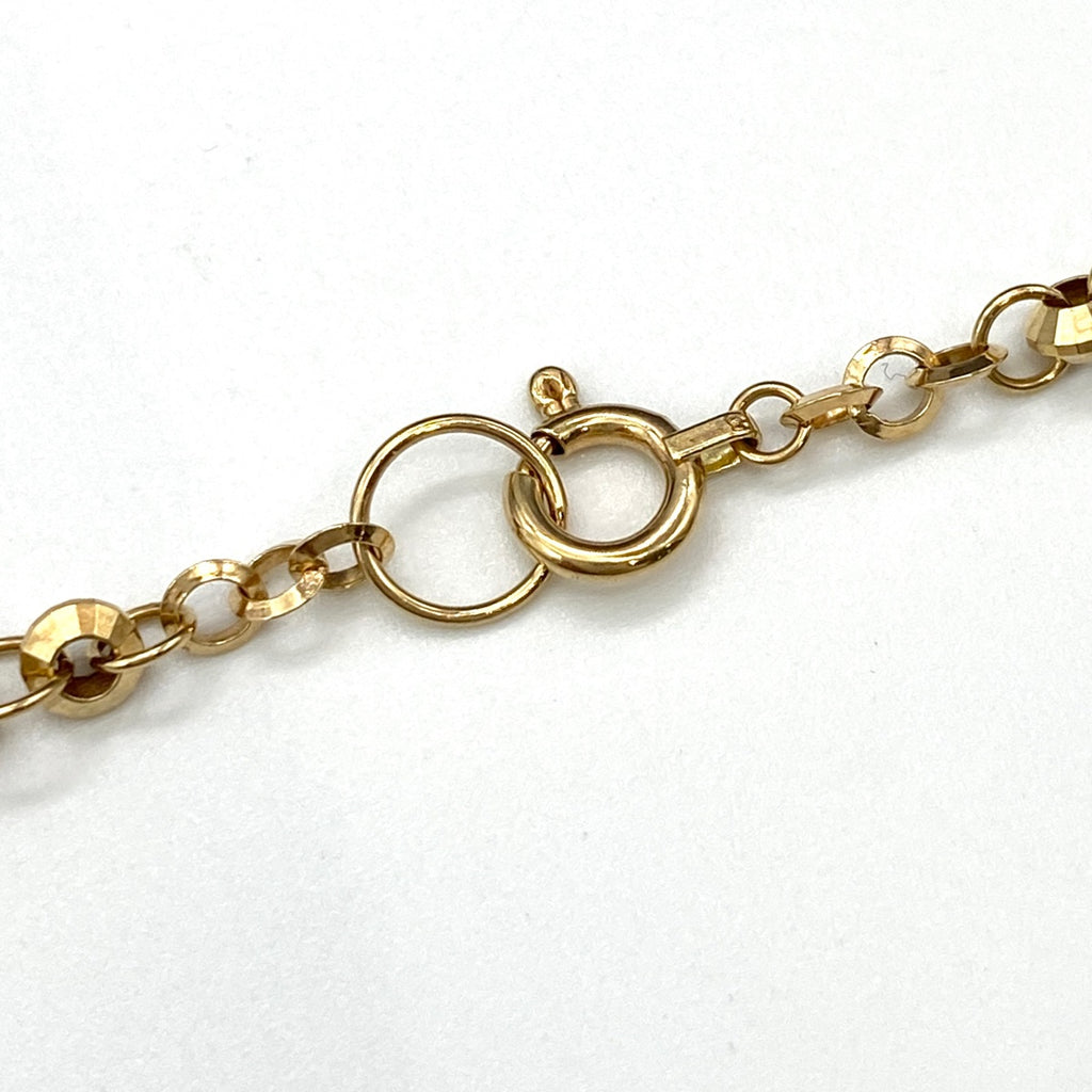フラワーモチーフ デザインネックレス YG イエローゴールド ペンダント メレダイヤ 花 2WAY ブレスレット ネックレス K18 ダイヤモンド レディース 【中古】nbjwl