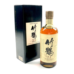 【東京都内限定お届け】 ニッカ NIKKA 竹鶴 21年 ピュアモルト 旧ボトル 700ml 国産ウイスキー 【古酒】liqbb