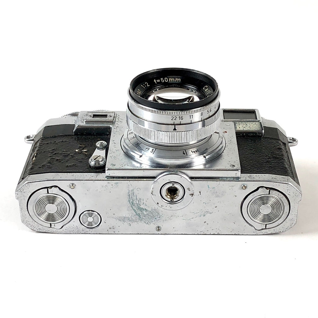 【在庫一掃】 ツァイス・イコン Zeiss Ikon Contax IIa + 50mm F2 ［ジャンク品］ フィルム レンジファインダーカメラ 【中古】cambb