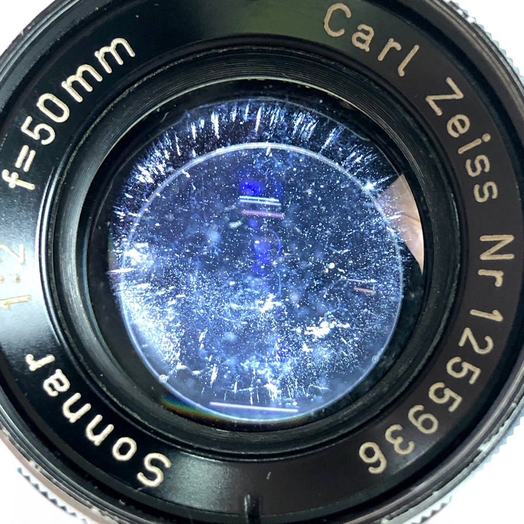 【在庫一掃】 ツァイス・イコン Zeiss Ikon Contax IIa + 50mm F2 ［ジャンク品］ フィルム レンジファインダーカメラ 【中古】cambb