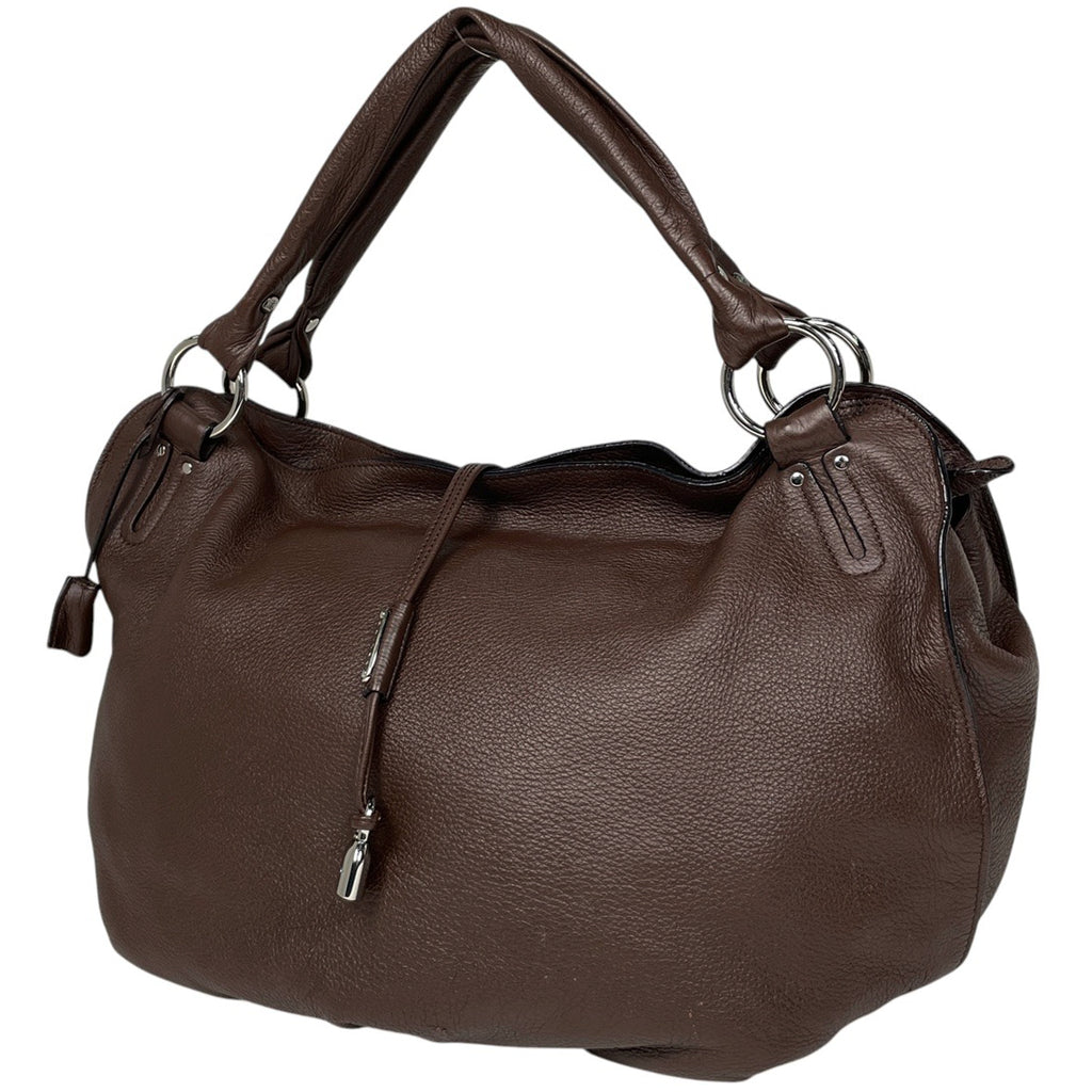 セリーヌ ビタースウィート ハンドバッグ ワンショルダー ハンドバッグ レザー ブラウン レディース 【中古】brbag
