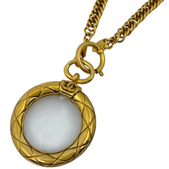 シャネル ココマーク ルーペ ネックレス CC ロング ネックレス GP ゴールド 【中古】bracc