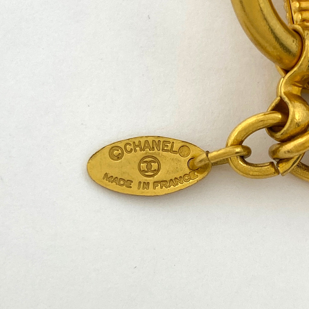 シャネル ココマーク ルーペ ネックレス CC ロング ネックレス GP ゴールド 【中古】bracc