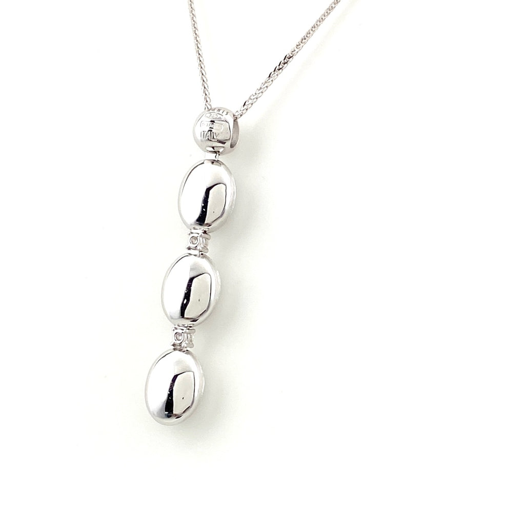 メレダイヤ デザインネックレス ペンダント ネックレス 750 ダイヤモンド レディース 【中古】brjwl