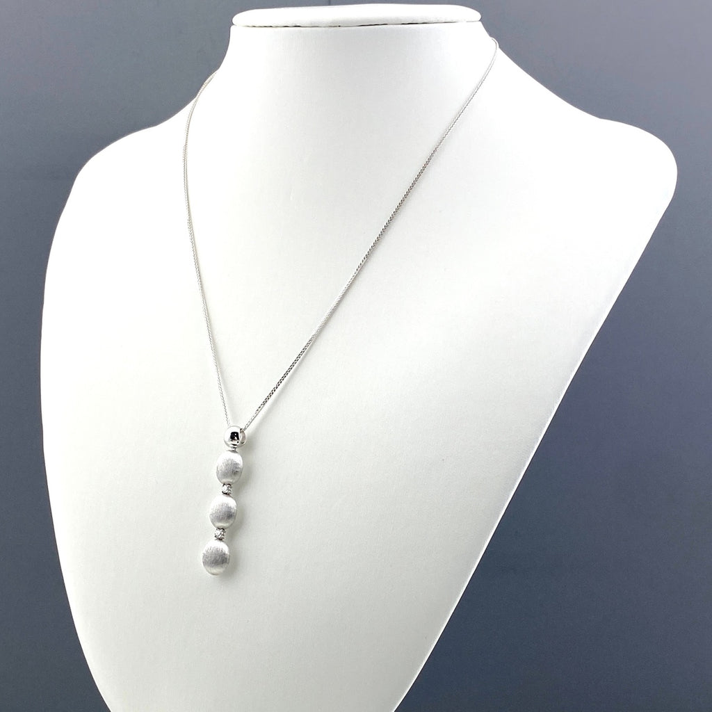 メレダイヤ デザインネックレス ペンダント ネックレス 750 ダイヤモンド レディース 【中古】brjwl