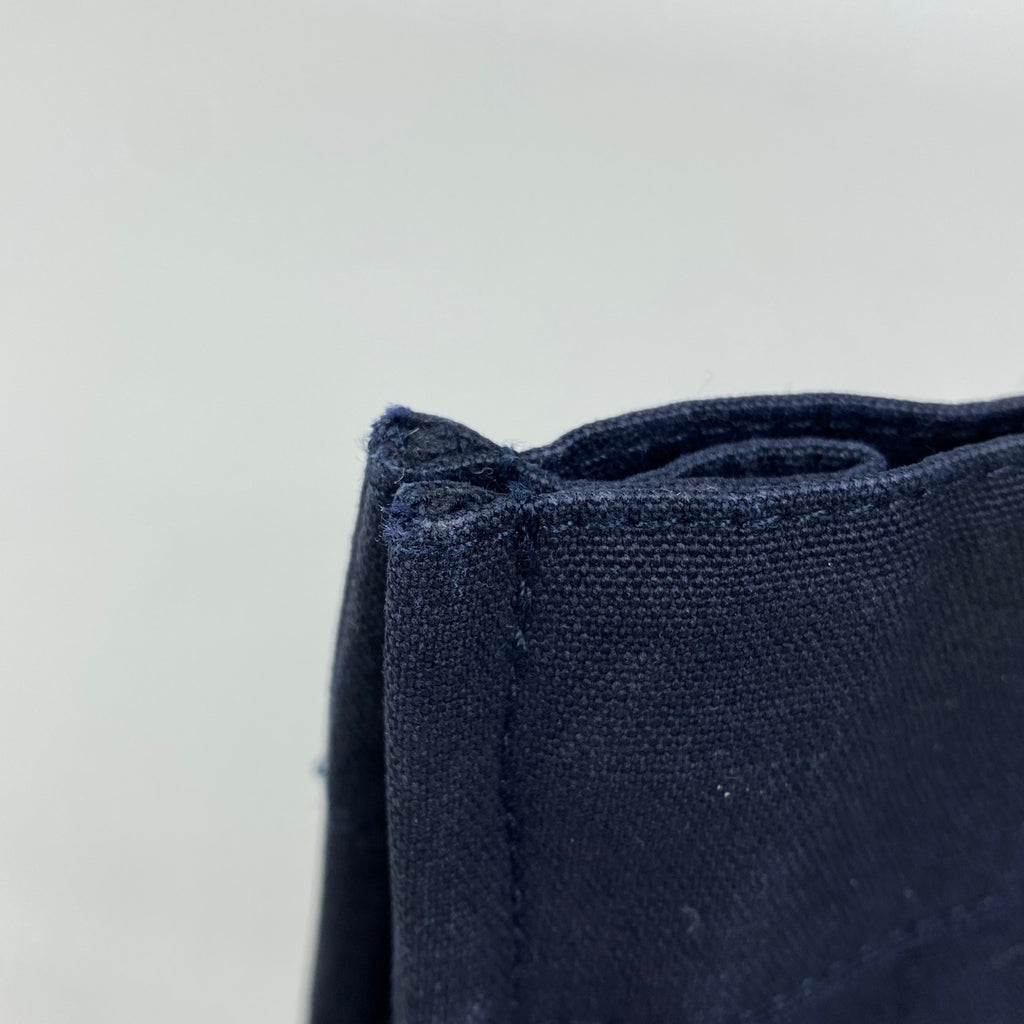 エルメス フールトゥ PM ハンドバッグ トートバッグ キャンバス ネイビー レディース 【中古】brbag