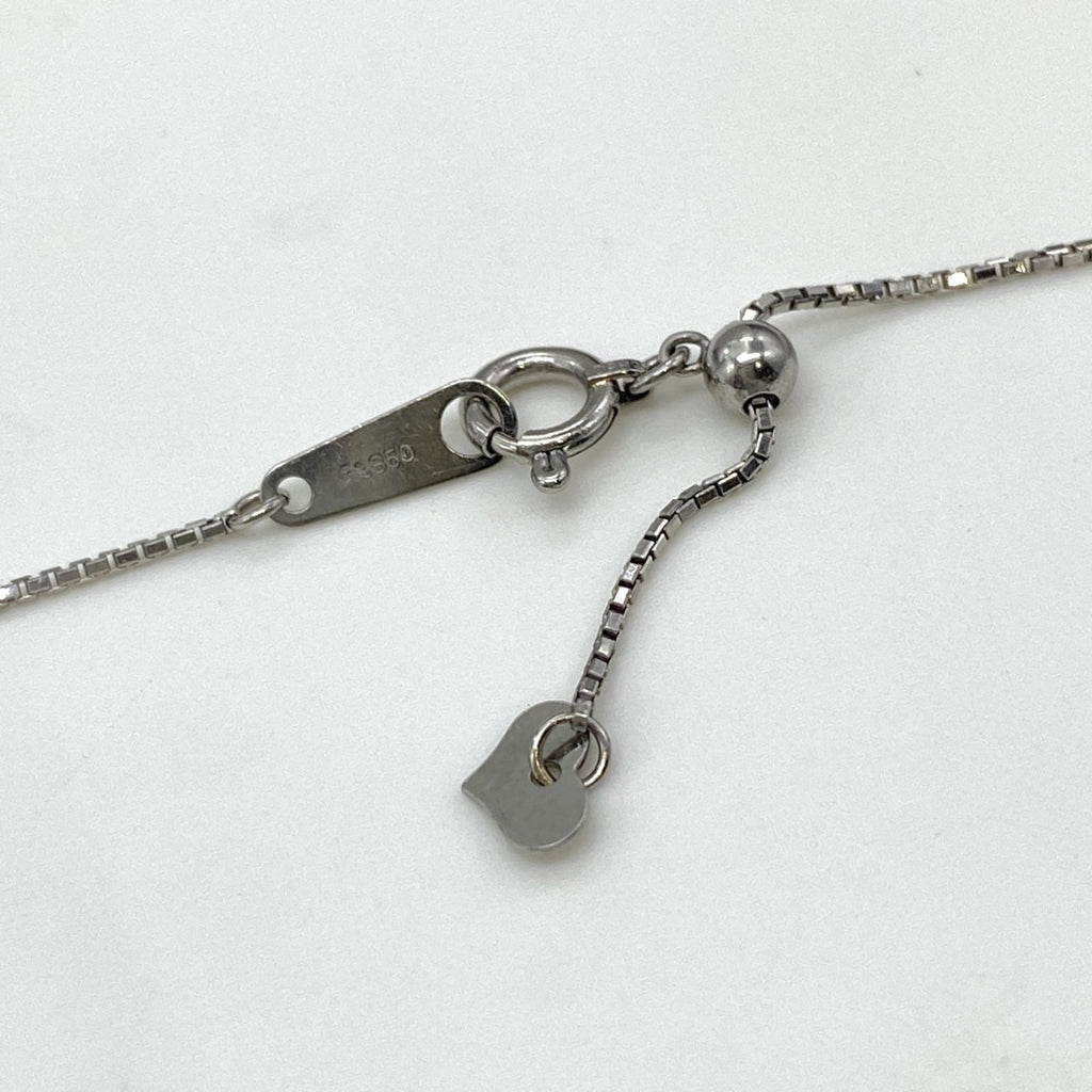 ダイヤモンド デザインネックレス プラチナ ペンダント ネックレス Pt900 Pt850 ダイヤモンド レディース 【中古】nbjwl